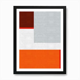 Colorful geometric art 3 Art Print