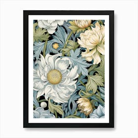 Floral Wallpaper 93 Art Print