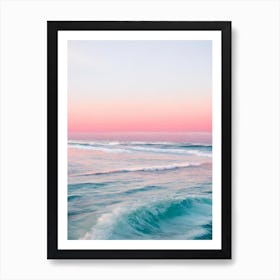 Coral Beach, Australia Pink Photography 1 Art Print