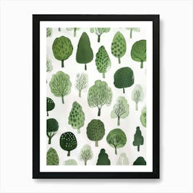 Green Trees 2 Art Print