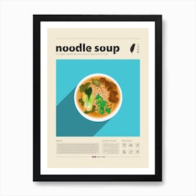 Noodle Soup Art Print