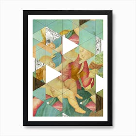 Raphael´s Mother & Child get Mixed Art Print