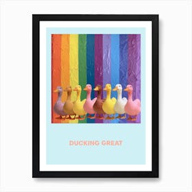 Ducking Great Rainbow Poster 1 Poster