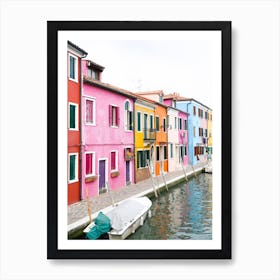 Rainbow Row Burano Art Print