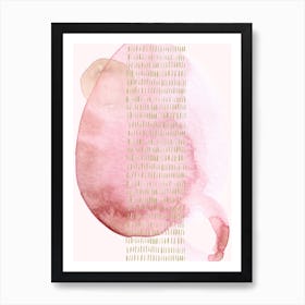 Pink Abstract 4 Art Print