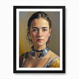 Portrait Of A Young Woman 21 Art Print