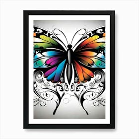 Colorful Butterfly 40 Art Print