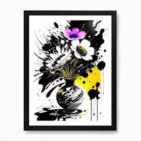 Flowers In A Vase 4 Art Print