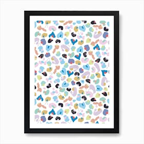 Baby Leopard Pattern Art Print