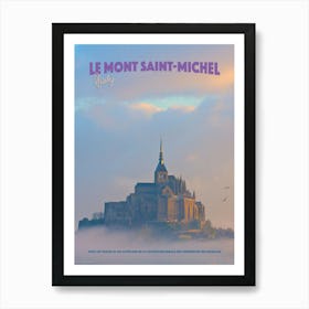 Le Mont Saint Michel, France Art Print