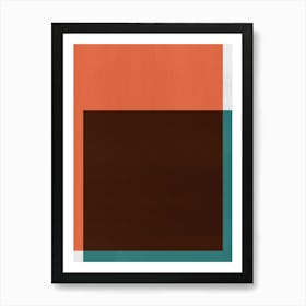 Modern geometric art 2 Art Print