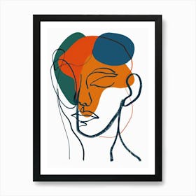 Portrait Of A Woman 416 Art Print