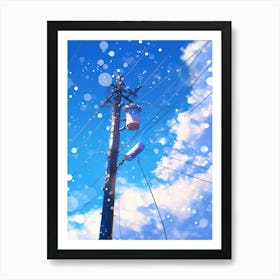 Sky Background Art Print