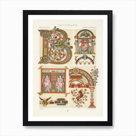 Celtic Byzantine Pattern, Albert Racine Art Print