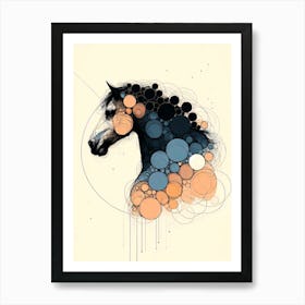 Creative Horse Beauty Illustration Nr 119 Art Print