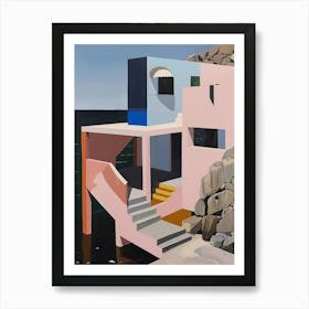 'The House On The Beach' Art Print