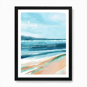 Beach Painting Art Print