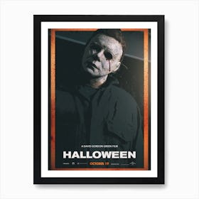 Halloween, Wall Print, Movie, Poster, Print, Film, Movie Poster, Wall Art, Art Print