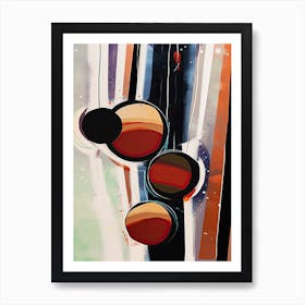 Cherries Painting Abstract 2 Art Print