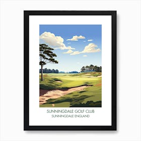 Sunningdale Golf Club (Old Course)   Sunningdale England 2 Art Print