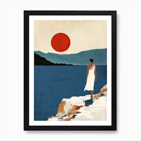 Serres Simplicity: Minimalist Art, Greece Art Print