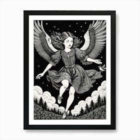 Angel Of The Night Art Print