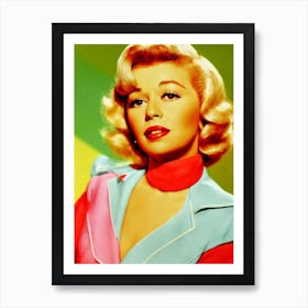Gloria Grahame Colourful Pop Movies Art Movies Art Print