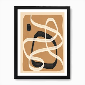 Shape Curve 2 Art Print