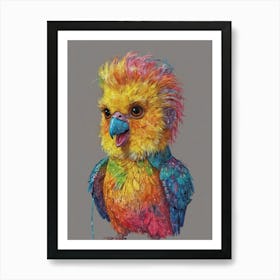 Colorful Parrot 30 Art Print