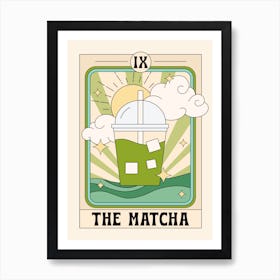 The Matcha Tarot Card Art Print