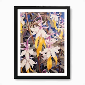 Lobelia 2 Flower Painting Art Print