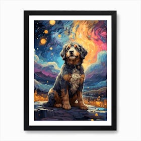 Bernedoodle Art 1 Art Print