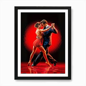 Tango Dancers 2 Art Print