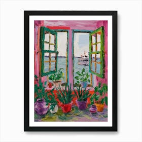 Window To The World 1 Art Print