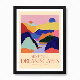 Abstract Dreamscapes Landscape Collection 57 Art Print