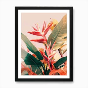 Tropical Flowers 4 Art Print