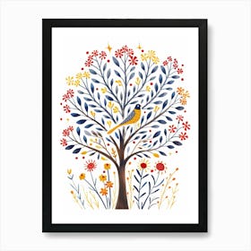 Bird In A Tree 6 Art Print