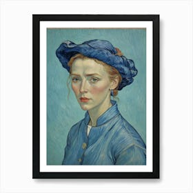 Portrait Of A Young Woman 12 Art Print