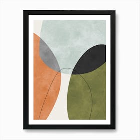 Watercolor expressionism 5 Art Print