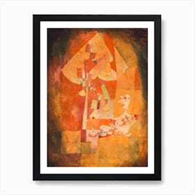 The Man Under The Pear Tree, Paul Klee Art Print