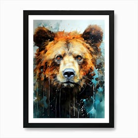 Bear Painting animal art Art Print