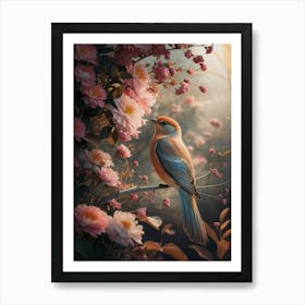 Bird In The Garden 1 Art Print