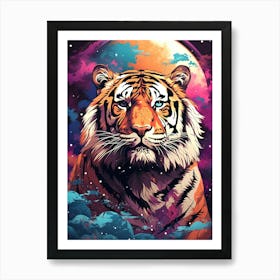 Tiger In The Sky Art Print