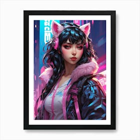 Anime Girl 2 Art Print