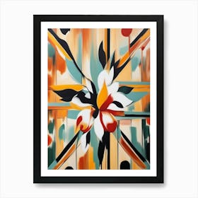 Abstract Flower Art Print