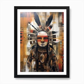 Vintage Glimpses into Tribal Art Póster