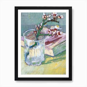 Still Life Almond Branch Vincent Van Gogh Art Print