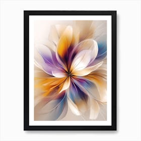 Abstract Flower Art Print