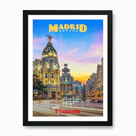 Madrid, Spain Art Print