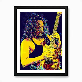 Kirk Hammett Metallica band music 3 Art Print